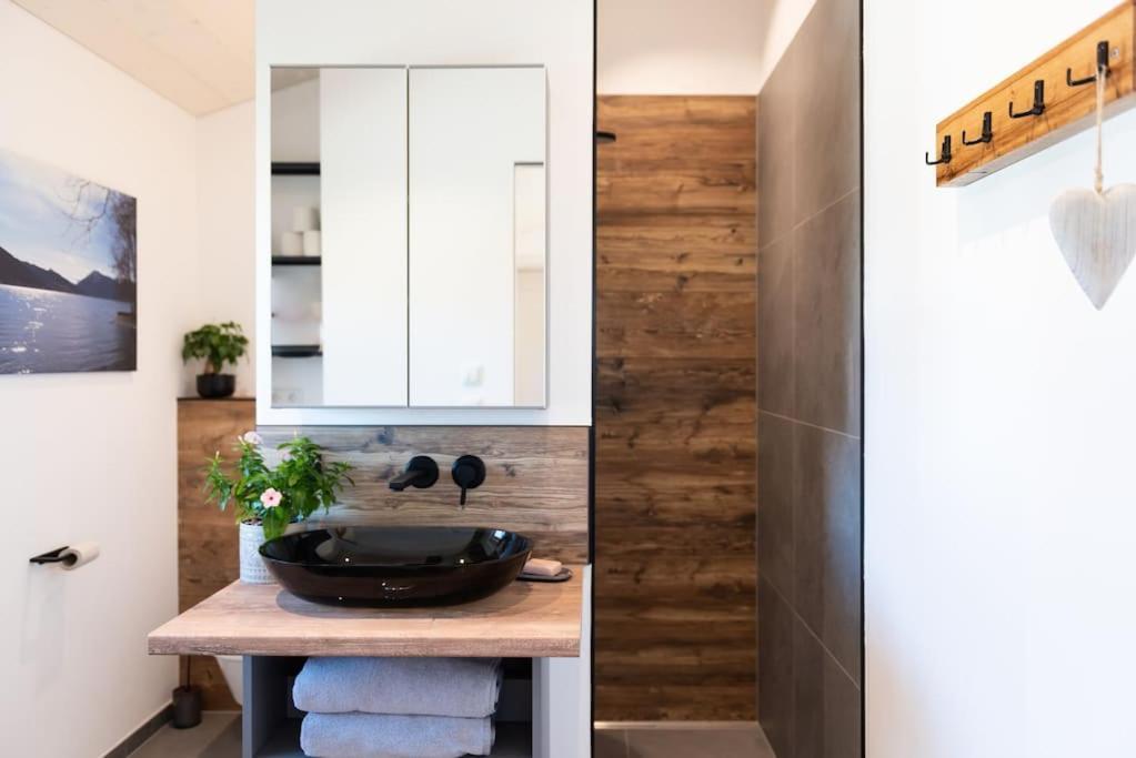 Exklusives Design-Apartment & Sauna Warngau Eksteriør bilde