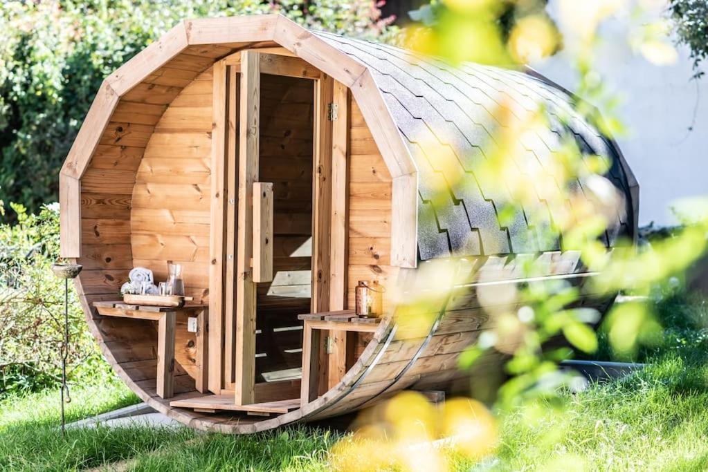 Exklusives Design-Apartment & Sauna Warngau Eksteriør bilde